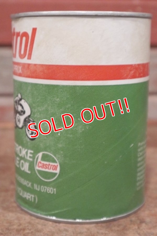 画像4: dp-201201-40 Castrol / 4 Stroke Motorcycle Oil One U.S. Quart Can