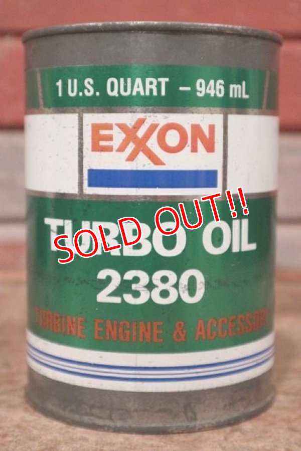 画像1: dp-201201-40 EXXON / TURBO Oil One U.S. Quart Can