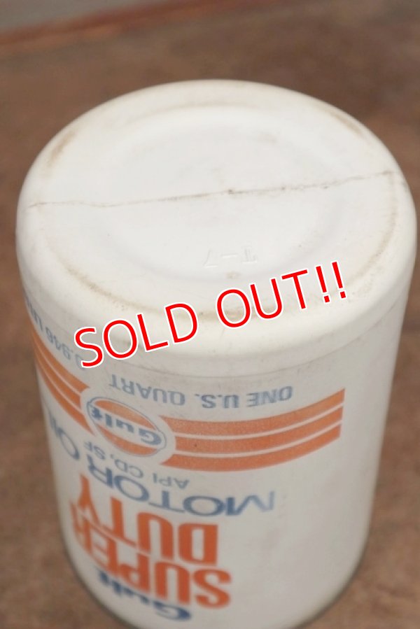 画像6: dp-201201-40 Gulf / SUPER DUTY One U.S. Quart MOTOR OIL