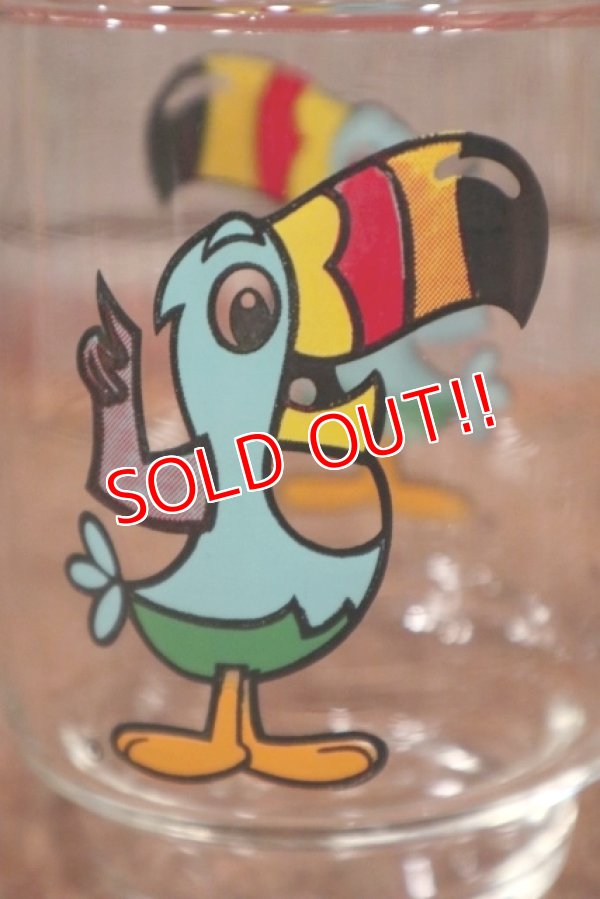 画像2: gs-210101-07 Kellogg's / Toucan Sam 1977 Glass