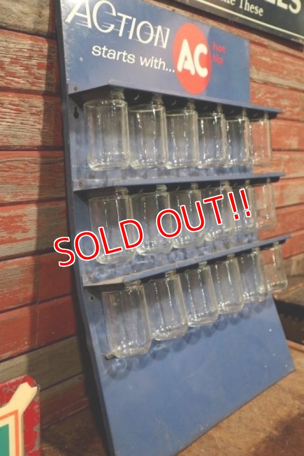 画像5: dp-201201-32 AC Spark Plugs / 1960's Metal Display