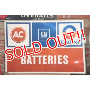 画像: dp-201201-27 AC GM Delco / BATTERIES Metal Sign