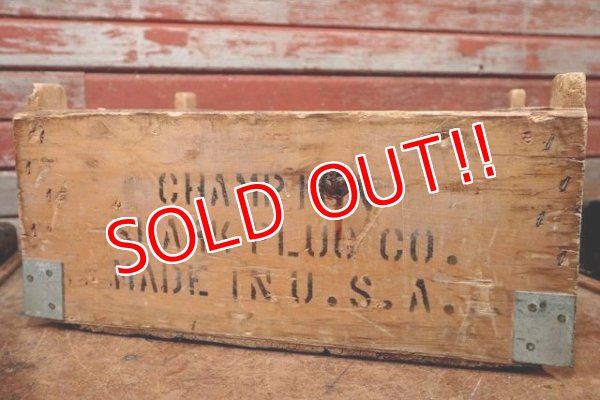 画像3: dp-210101-08 CHAMPION / 1970's Wood Box