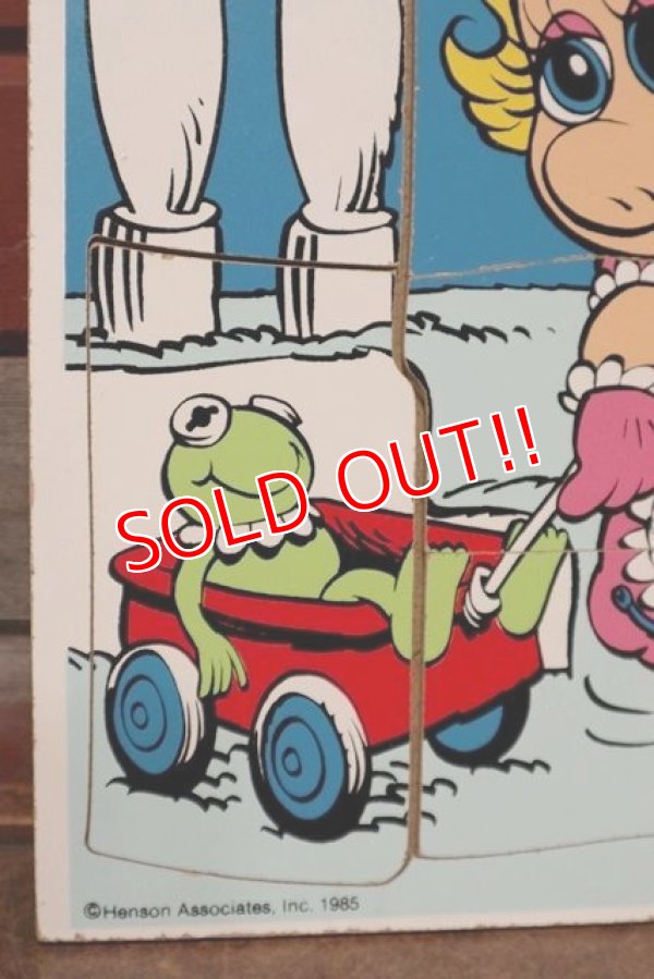 画像4: ct-210101-08 Baby Miss Piggy & Kermie Doll / Playskool 1980's Wood Frame Tray Puzzle