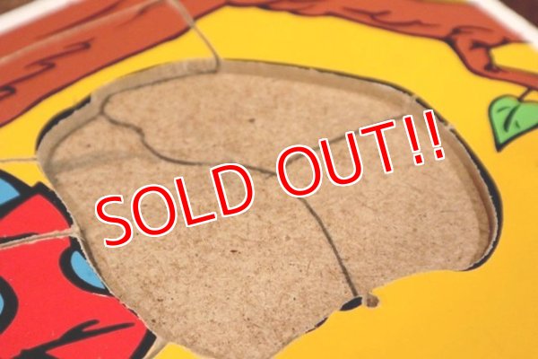 画像7: ct-210101-04 Smurf / Playskool 1980's Wood Frame Tray Puzzle