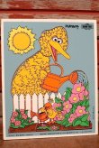 画像1: ct-210101-07 Big Bird & Little Bird / Playskool 1970's Wood Frame Tray Puzzle