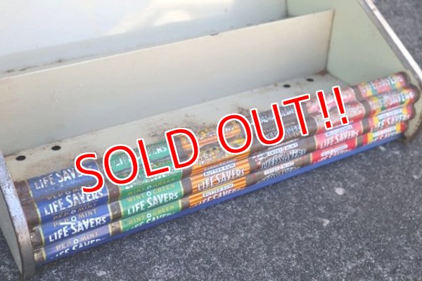 画像2: dp-210101-04 LIFE SAVERS / Vintage Store Display Metal Rack