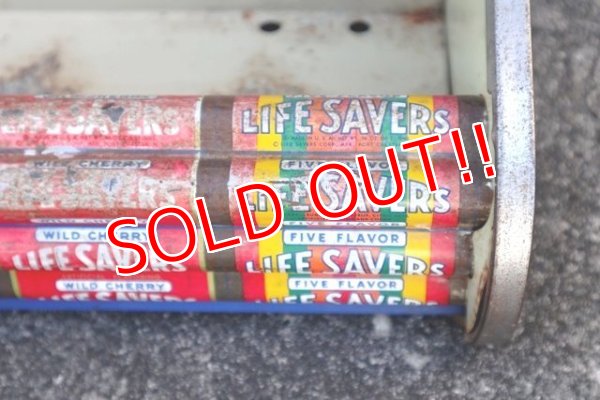 画像5: dp-210101-04 LIFE SAVERS / Vintage Store Display Metal Rack