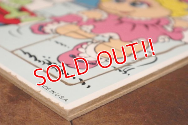 画像8: ct-210101-08 Baby Miss Piggy & Kermie Doll / Playskool 1980's Wood Frame Tray Puzzle