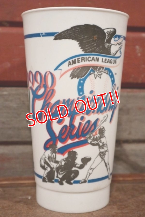 画像1: dp-210101-41 OAKLAND ATHLETICS × BOSTON RED SOX / 1990 American League Championship Series Plastic Cup