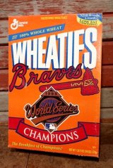 画像: ad-130507-01 General Mills / 1995 WHEATIES  "Atlanta Braves" Cereal Box