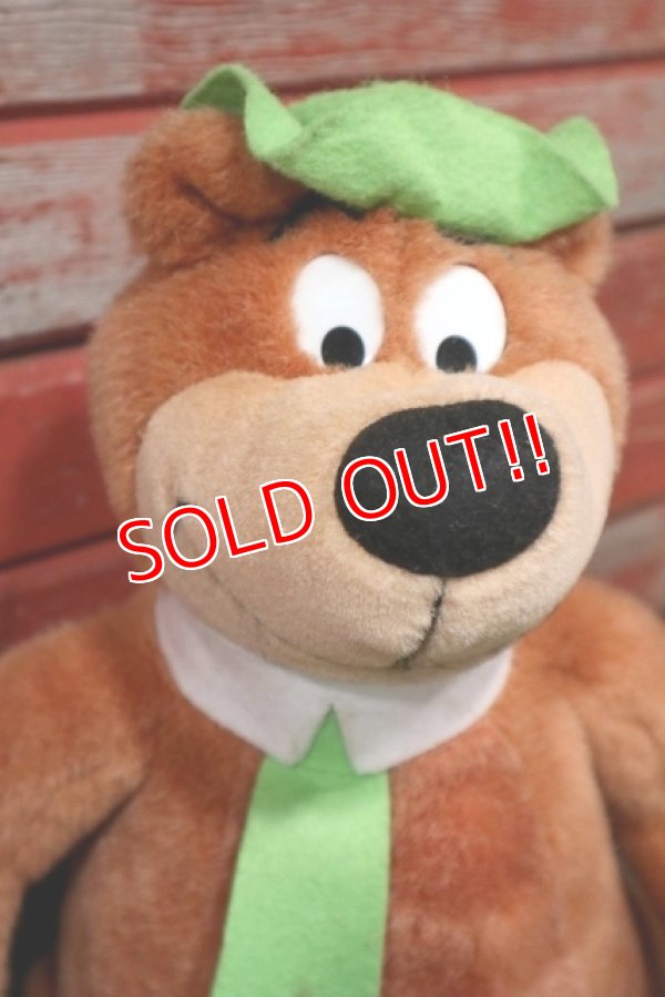 画像2: ct-201114-104 Yogi Bear / 1996 Plush Doll w/ Basket