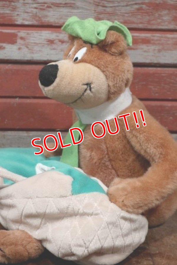 画像3: ct-201114-104 Yogi Bear / 1996 Plush Doll w/ Basket