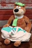 画像1: ct-201114-104 Yogi Bear / 1996 Plush Doll w/ Basket