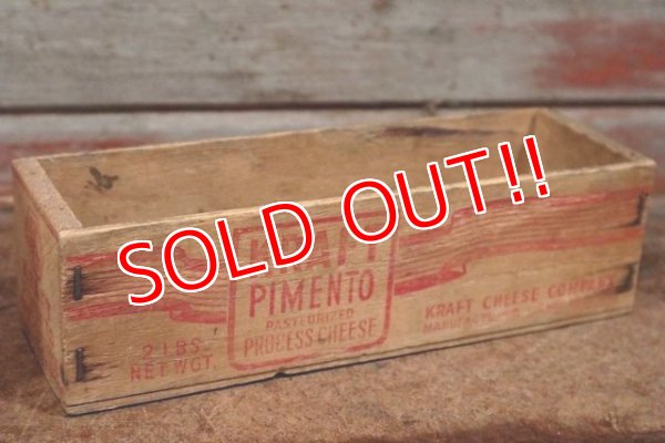 画像2: dp-210201-03 KRAFT / Vintage Cheese Box