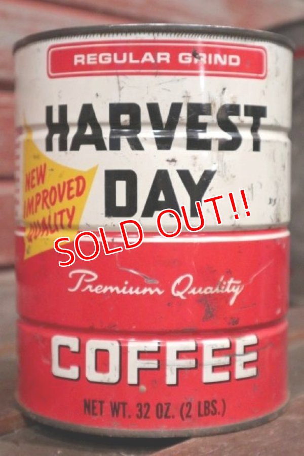 画像2: dp-210101-61 HARVEST DAY COFFEE / Vintage Tin Can
