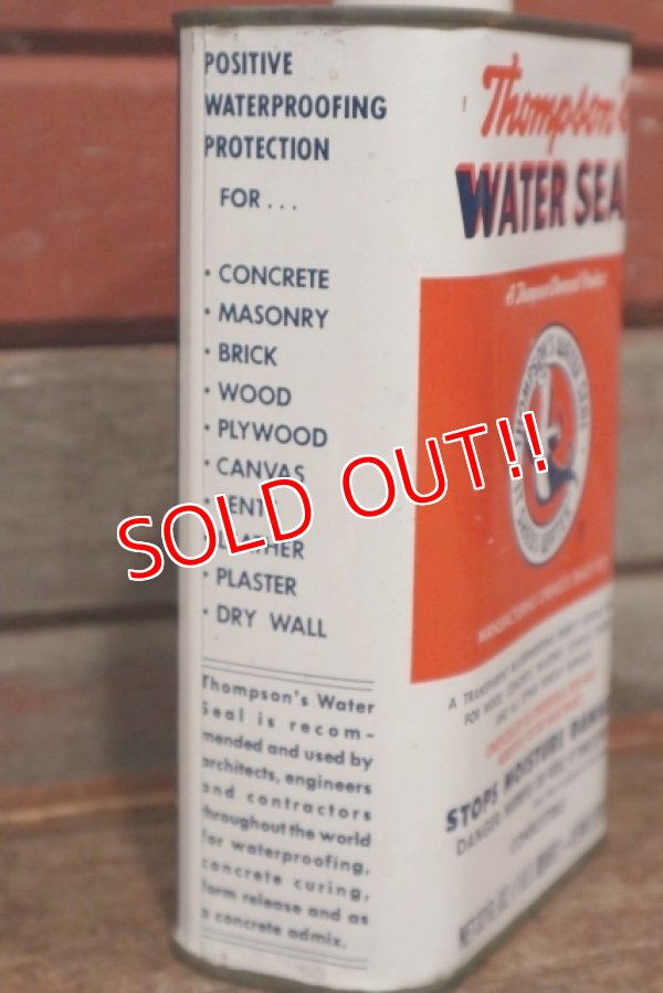 画像3: dp-210101-48 Thompson's  WATER SEAL / Vintage Tin Can