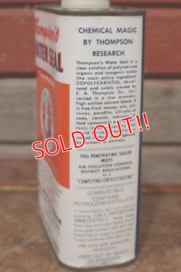 画像4: dp-210101-48 Thompson's  WATER SEAL / Vintage Tin Can