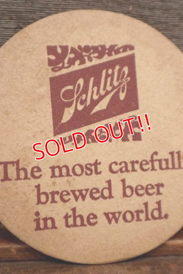 画像2: dp-201201-25 Schlitz Beer / Vintage Coaster