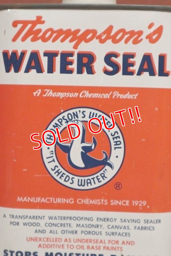 画像2: dp-210101-48 Thompson's  WATER SEAL / Vintage Tin Can