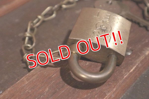 画像3: dp-201114-11 U.S.SET / Vintage Padlock