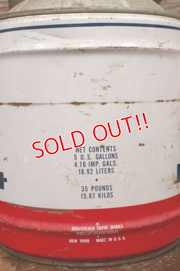 画像5: dp-201201-47 Mobil / 1950's-1960's 5 U.S.GALLONS Oil Can