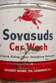 画像2: dp-201201-55 Mobil Sovasuds Car Wash / 1950's 5 U.S.GALLONS Oil Can