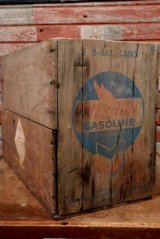 画像: dp-210201-20 CHEVRON GASOLINE / 1950's Wood Box