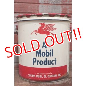 画像: dp-201201-54 Mobil / 1950's 5 U.S.GALLONS Oil Can