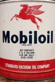 画像3: dp-201201-50 Mobiloil / 1950's 5 U.S.GALLONS Oil Can