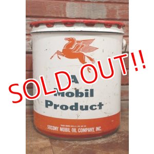 画像: dp-201201-53 Mobil / 1950's 5 U.S.GALLONS Oil Can