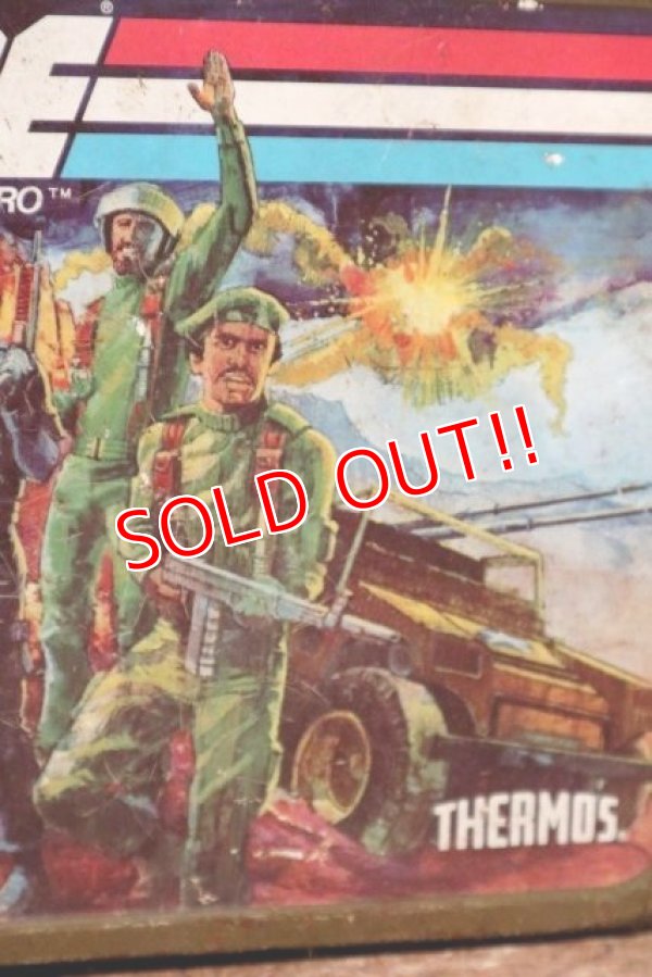 画像2: ct-210201-08 G.I. JOE / THERMOS 1982 Metal Lunch Box