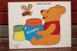 画像1: ct-210101-12 Winnie the Pooh / Wood Frame Tray Puzzle