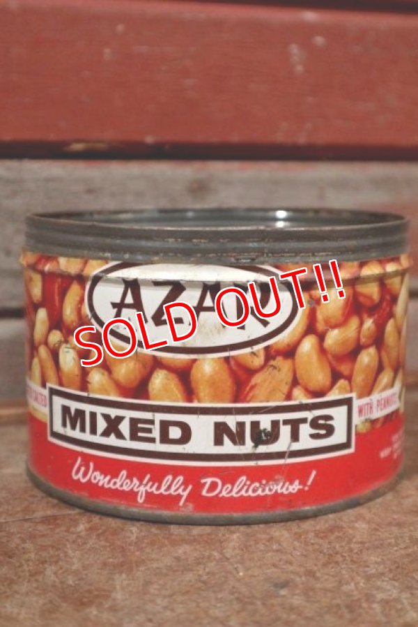 画像1: dp-210201-26 AZAR MIXED NUTS / Vintage Tin Can