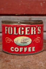 画像: dp-210201-23 FOLGER'S COFFEE / Vintage Tin Can