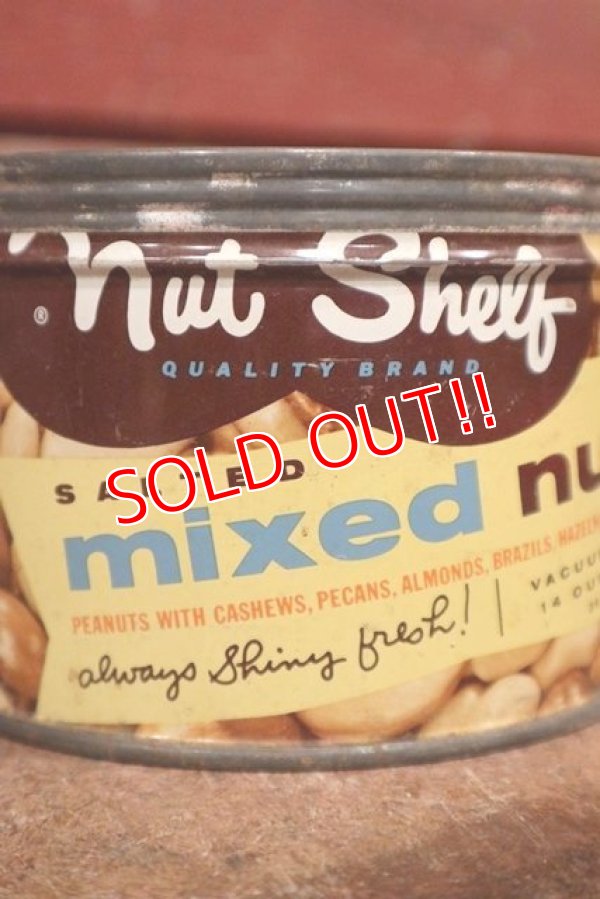 画像2: dp-210201-27 Nut Shelf mixed nuts / Vintage Tin Can