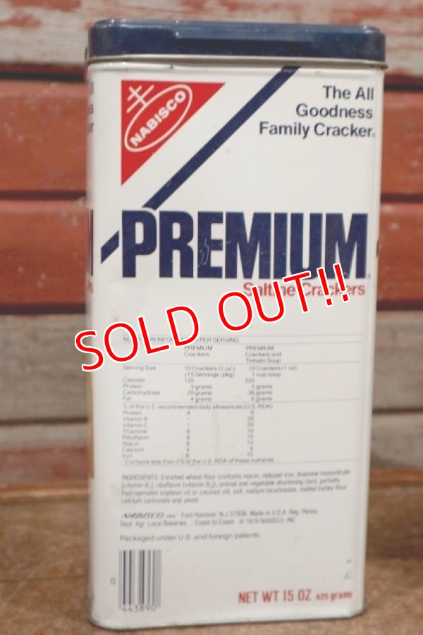 画像3: dp-210101-29 NABISCO / PREMIUM Saltine Crackers 1978 Tin Can