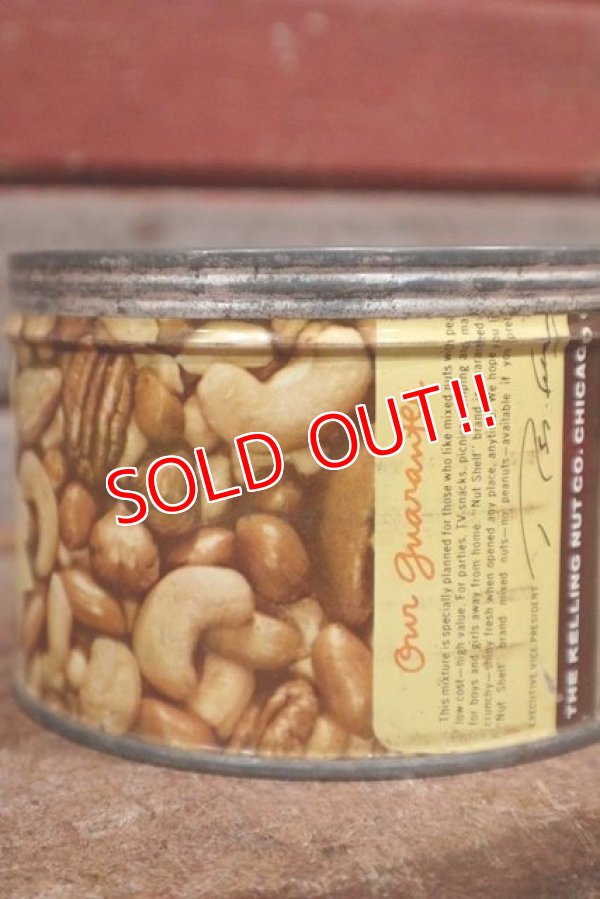 画像4: dp-210201-27 Nut Shelf mixed nuts / Vintage Tin Can