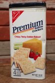 画像1: dp-210101-30 NABISCO / Premium Saltine Crackers 1985 Tin Can