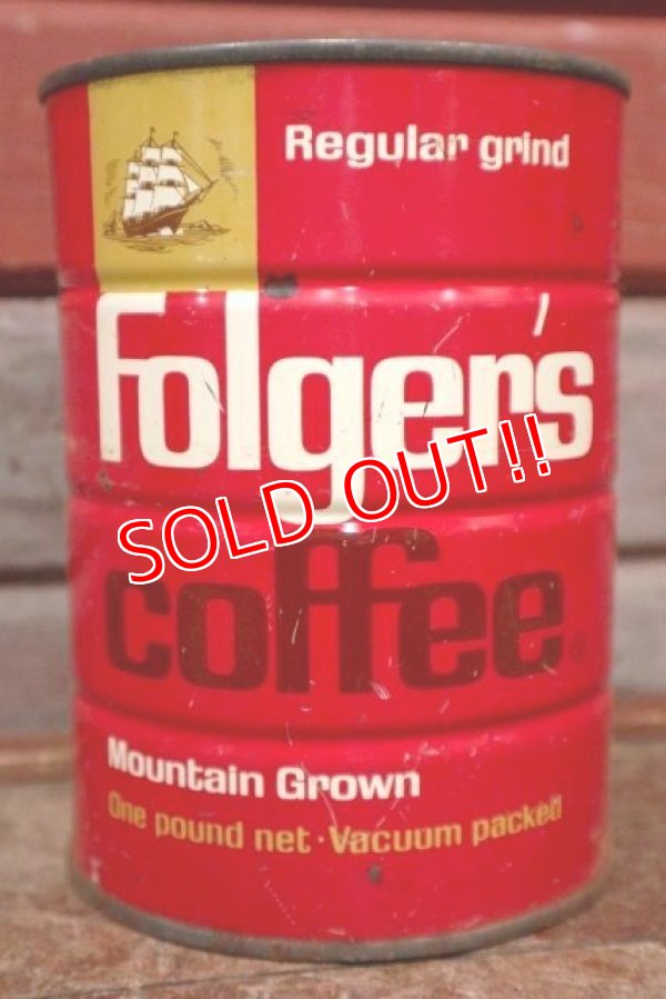 画像2: dp-210201-21 Folger's COFFEE / Vintage Tin Can