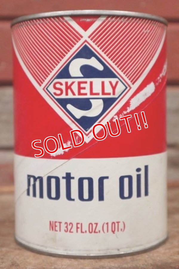 画像2: dp-210201-07 SKELLY / Motor Oil One U.S. Quart Can