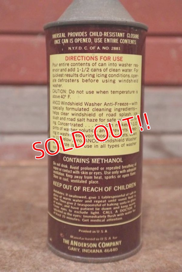 画像4: dp-210101-26 Anco / Windshield Washer ANTI-FREEZE Concentrate Can