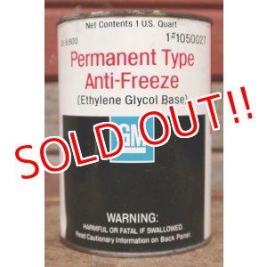 画像: dp-210201-07 GM / Permanent Type Anti-Freeze One U.S. Quart Can