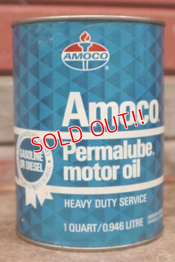 画像1: dp-210201-07 AMOCO / Permalube One U.S. Quart Can