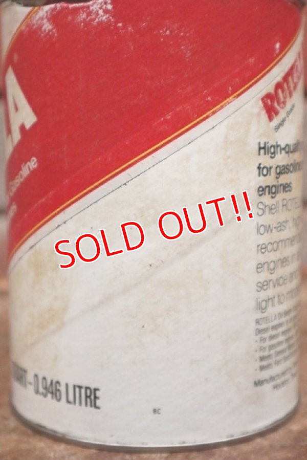 画像5: dp-210201-07 SHELL / ROTTELA One U.S. Quart Can