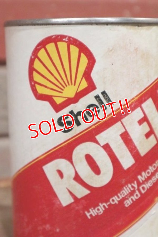 画像2: dp-210201-07 SHELL / ROTTELA One U.S. Quart Can