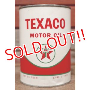 画像: dp-210201-07 TEXACO / Motor Oil One U.S. Quart Can