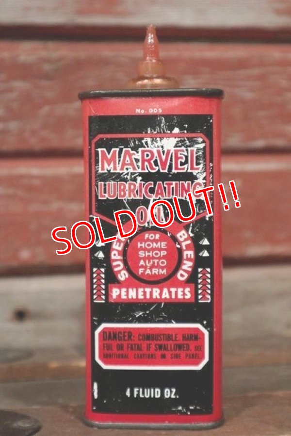 画像1: dp-210101-47 MARVEL LUBRICATING / Vintage Handy Oil Can