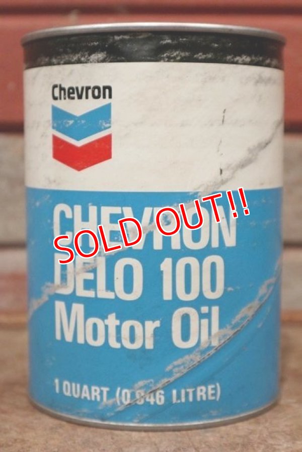 画像1: dp-210201-07 Chevron / DELO 100 One U.S. Quart Can