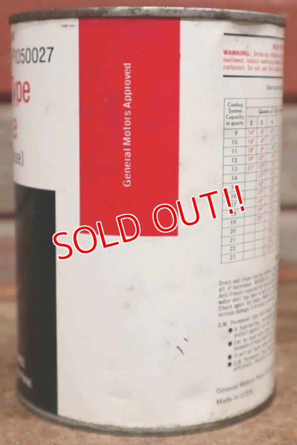 画像3: dp-210201-07 GM / Permanent Type Anti-Freeze One U.S. Quart Can